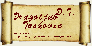 Dragoljub Tošković vizit kartica